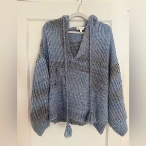 LOVE SHACK FANCY SWEATER WITH HOOD, NEVER WORN, PERFECT CONDITION SIZE M/L